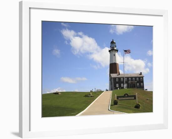 Montauk Point Lighthouse, Montauk, Long Island, New York, United States of America, North America-Wendy Connett-Framed Photographic Print