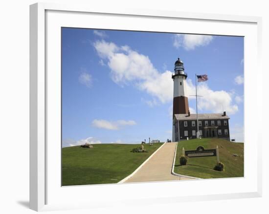 Montauk Point Lighthouse, Montauk, Long Island, New York, United States of America, North America-Wendy Connett-Framed Photographic Print