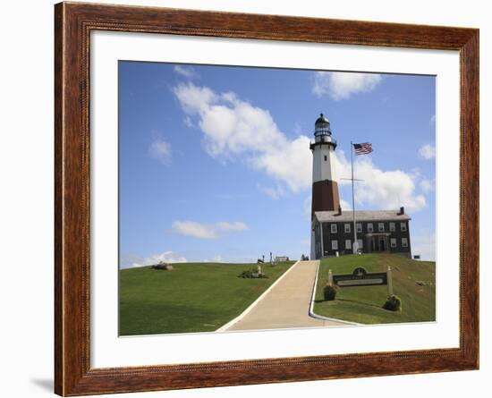 Montauk Point Lighthouse, Montauk, Long Island, New York, United States of America, North America-Wendy Connett-Framed Photographic Print