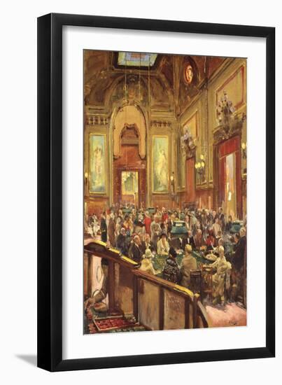 Monte Carlo, Afternoon, 1930 (Oil on Canvas)-John Lavery-Framed Giclee Print