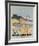 Monte Carlo Beach, 1931-Vintage Poster-Framed Art Print