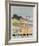 Monte Carlo Beach, 1931-Vintage Poster-Framed Art Print