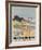 Monte Carlo Beach, 1931-Vintage Poster-Framed Art Print