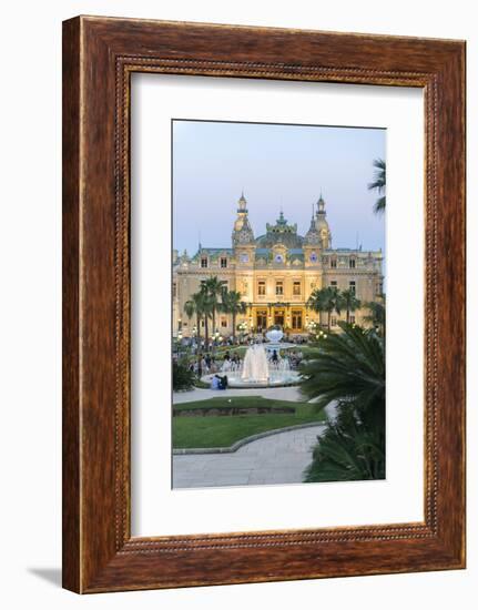 Monte Carlo Casino, Monte Carlo, Monaco-Jim Engelbrecht-Framed Photographic Print