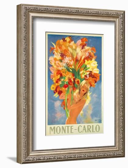 Monte-Carlo, France, c.1945-Jean-Gabriel Domergue-Framed Art Print