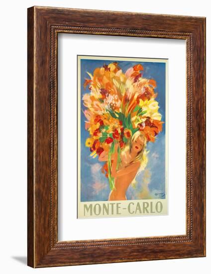 Monte-Carlo, France, c.1945-Jean-Gabriel Domergue-Framed Art Print