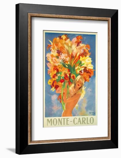 Monte-Carlo, France, c.1945-Jean-Gabriel Domergue-Framed Art Print