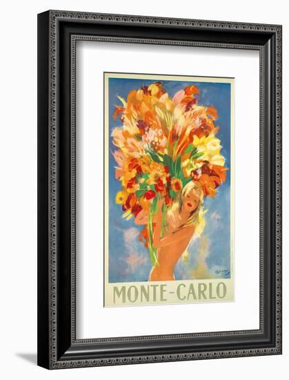 Monte-Carlo, France, c.1945-Jean-Gabriel Domergue-Framed Art Print