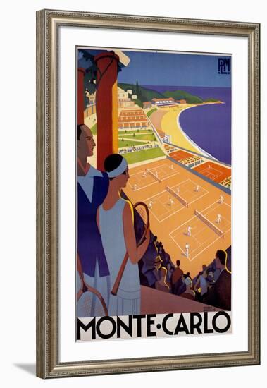 Monte Carlo, France-Roger Broders-Framed Art Print