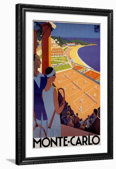 Monte Carlo, France-Roger Broders-Framed Art Print