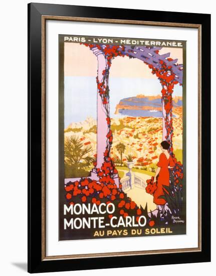 Monte Carlo, Monaco-Roger Broders-Framed Art Print