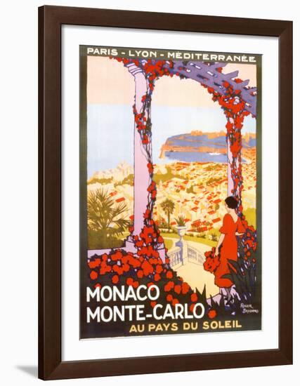 Monte Carlo, Monaco-Roger Broders-Framed Art Print