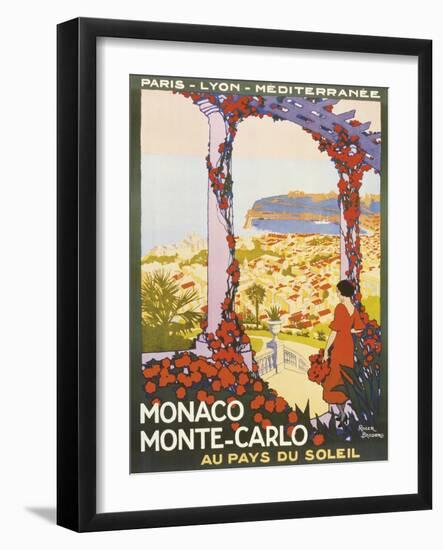 Monte Carlo, Monaco-Roger Broders-Framed Art Print