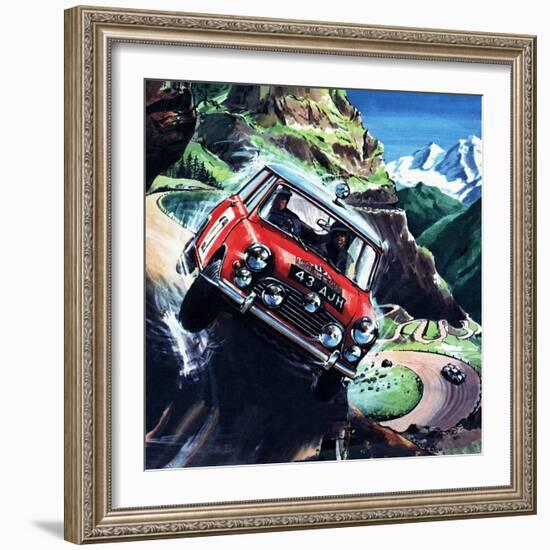 Monte Carlo Rally-null-Framed Giclee Print