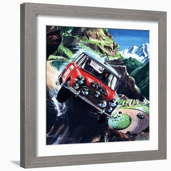 Monte Carlo Rally-null-Framed Giclee Print