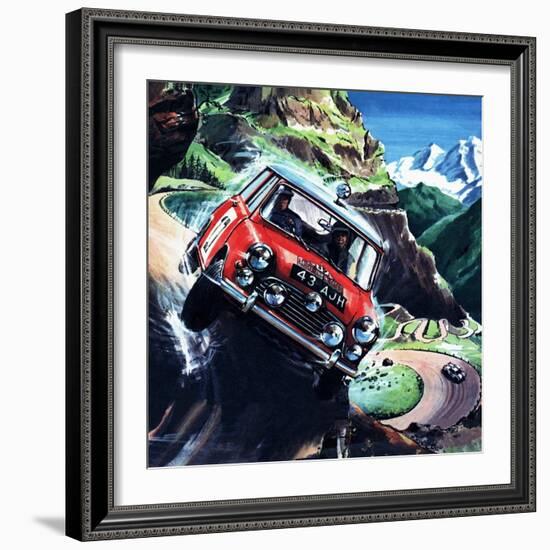 Monte Carlo Rally-null-Framed Giclee Print