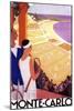 Monte Carlo Tennis-null-Mounted Giclee Print