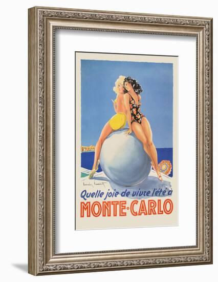 Monte Carlo-Vintage Posters-Framed Giclee Print