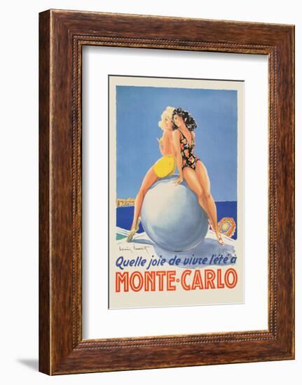 Monte Carlo-Vintage Posters-Framed Giclee Print