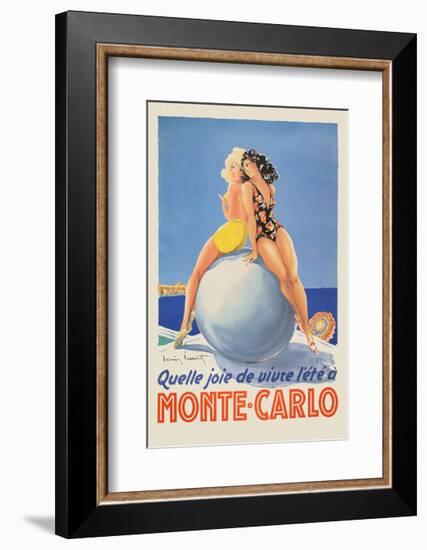 Monte Carlo-Vintage Posters-Framed Giclee Print