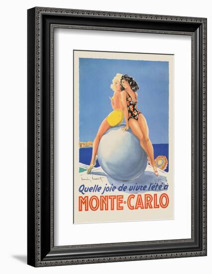 Monte Carlo-Vintage Posters-Framed Giclee Print