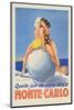 Monte Carlo-Vintage Posters-Mounted Giclee Print