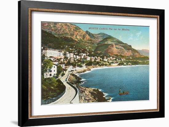 Monte Carlo-null-Framed Art Print