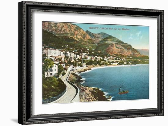 Monte Carlo-null-Framed Art Print