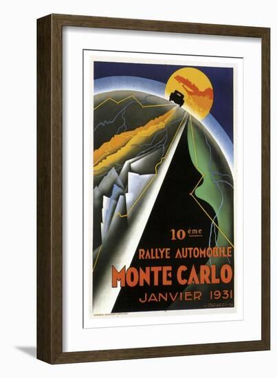 Monte Carlo-null-Framed Giclee Print