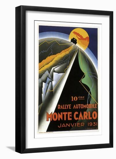 Monte Carlo-null-Framed Giclee Print