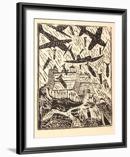 Monte Cassino (B&W)-Italo Scanga-Framed Limited Edition