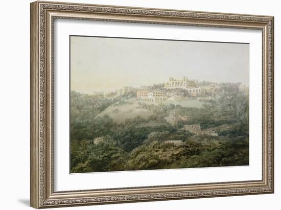 Monte Cassino-J. M. W. Turner-Framed Giclee Print