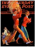 "Amateur Night," Saturday Evening Post Cover, January 11, 1936-Monte Crews-Giclee Print