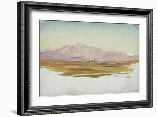 Monte Guinaro - Sabine Mountains, 1869-Frederic Edwin Church-Framed Giclee Print