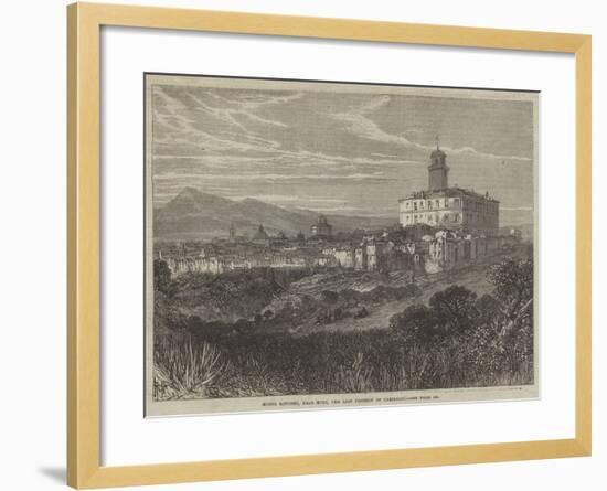 Monte Rotondo, Near Rome, the Last Position of Garibaldi-null-Framed Giclee Print