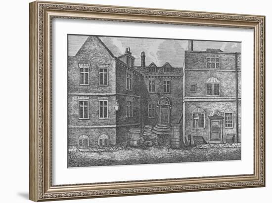 Monteagle House, Near St. Saviours Church, Southwark, 1808, (1912)-J Pass-Framed Giclee Print