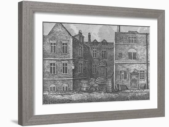 Monteagle House, Near St. Saviours Church, Southwark, 1808, (1912)-J Pass-Framed Giclee Print