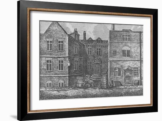 Monteagle House, Near St. Saviours Church, Southwark, 1808, (1912)-J Pass-Framed Giclee Print