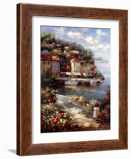 Montecarlo Harbor-Horwich-Framed Art Print