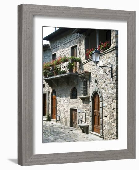 Montefioralle, Greve in Chianti, Firenze Province, Tuscany, Italy, Europe-Nico Tondini-Framed Photographic Print