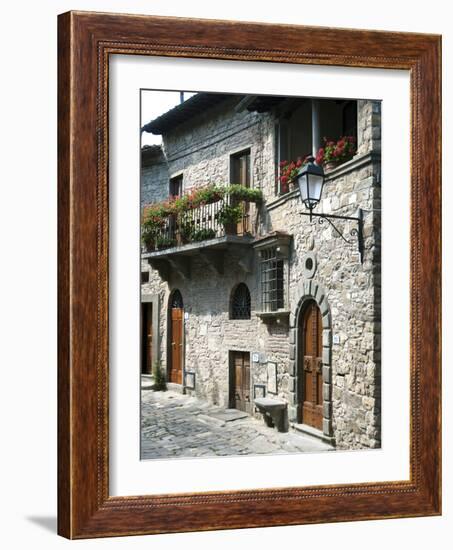 Montefioralle, Greve in Chianti, Firenze Province, Tuscany, Italy, Europe-Nico Tondini-Framed Photographic Print