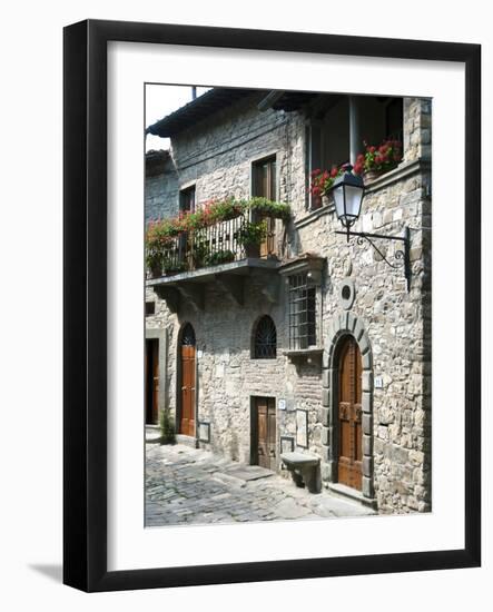 Montefioralle, Greve in Chianti, Firenze Province, Tuscany, Italy, Europe-Nico Tondini-Framed Photographic Print