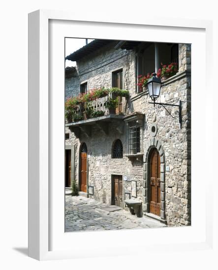 Montefioralle, Greve in Chianti, Firenze Province, Tuscany, Italy, Europe-Nico Tondini-Framed Photographic Print