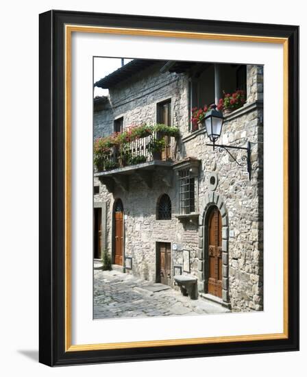Montefioralle, Greve in Chianti, Firenze Province, Tuscany, Italy, Europe-Nico Tondini-Framed Photographic Print