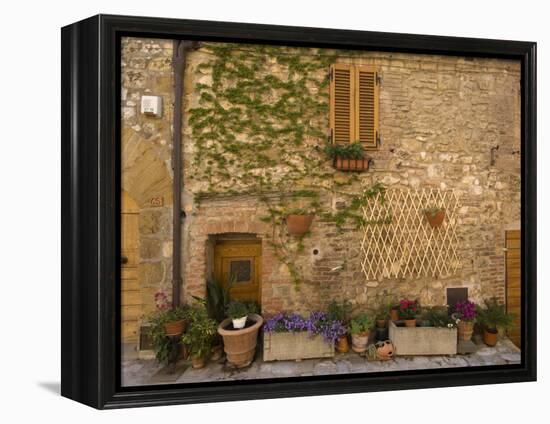 Montefollonico, Val D'Orcia, Siena Province, Tuscany, Italy-Sergio Pitamitz-Framed Premier Image Canvas