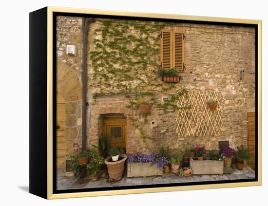 Montefollonico, Val D'Orcia, Siena Province, Tuscany, Italy-Sergio Pitamitz-Framed Premier Image Canvas