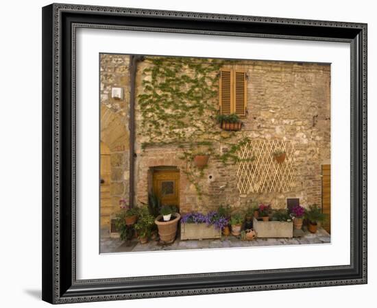 Montefollonico, Val D'Orcia, Siena Province, Tuscany, Italy-Sergio Pitamitz-Framed Photographic Print