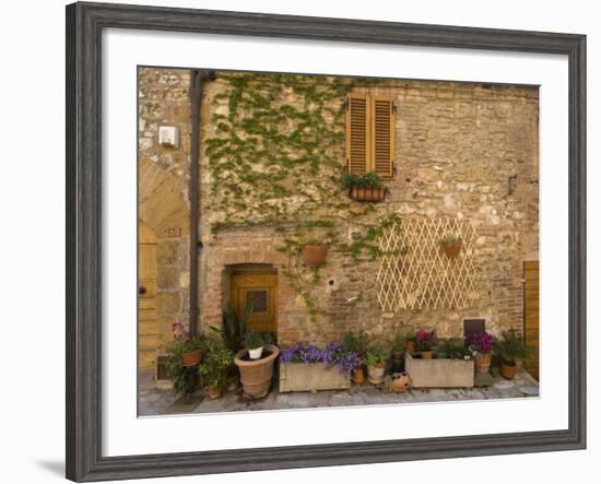 Montefollonico, Val D'Orcia, Siena Province, Tuscany, Italy-Sergio Pitamitz-Framed Photographic Print