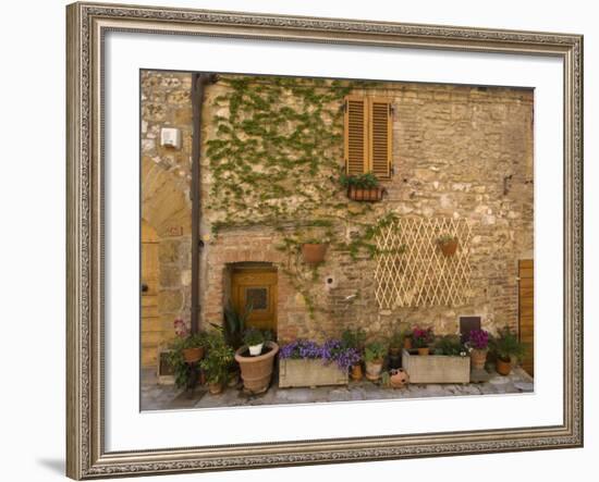 Montefollonico, Val D'Orcia, Siena Province, Tuscany, Italy-Sergio Pitamitz-Framed Photographic Print