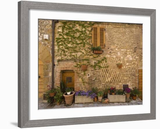 Montefollonico, Val D'Orcia, Siena Province, Tuscany, Italy-Sergio Pitamitz-Framed Photographic Print